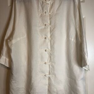 Jones New York Signature Linen Blouse